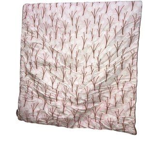 Dwell Studio reversible pink block print crib quilt